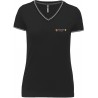 Tee-shirt piqué col V Femme Picardie