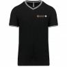 T-shirt maille piquée col V homme