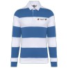 Polo rugby rayé manches longues Atlantique
