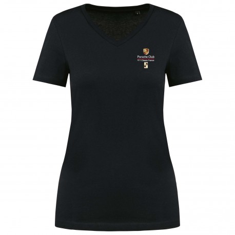 Tee shirt Supima V Femme 911