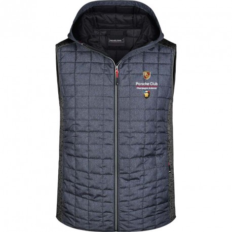 Bodywarmer capuche Homme Champagne
