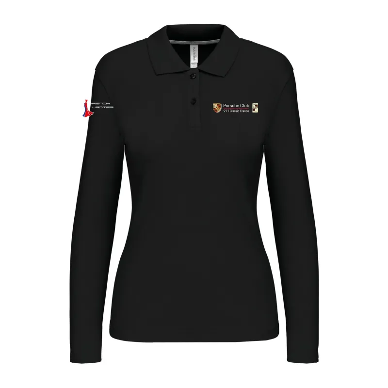 Polo manches longues Femme Porsche 911