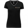 Tee shirt maille piquée femme Bourgogne