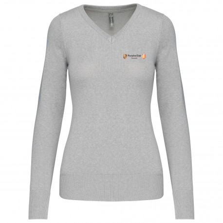 Pull col V Femme Normandie